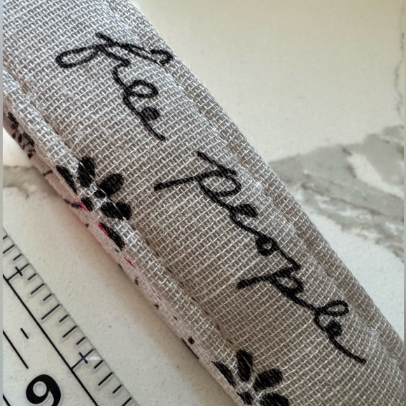 Handmade Upcycled Free People Wristlet Keychain - Picture 4 of 4